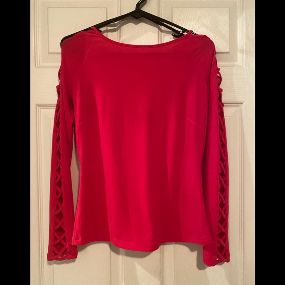 Bebe dressy pink shirt